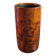 Vintage ceramic vase signed "Miep" with orange flamed glaze.