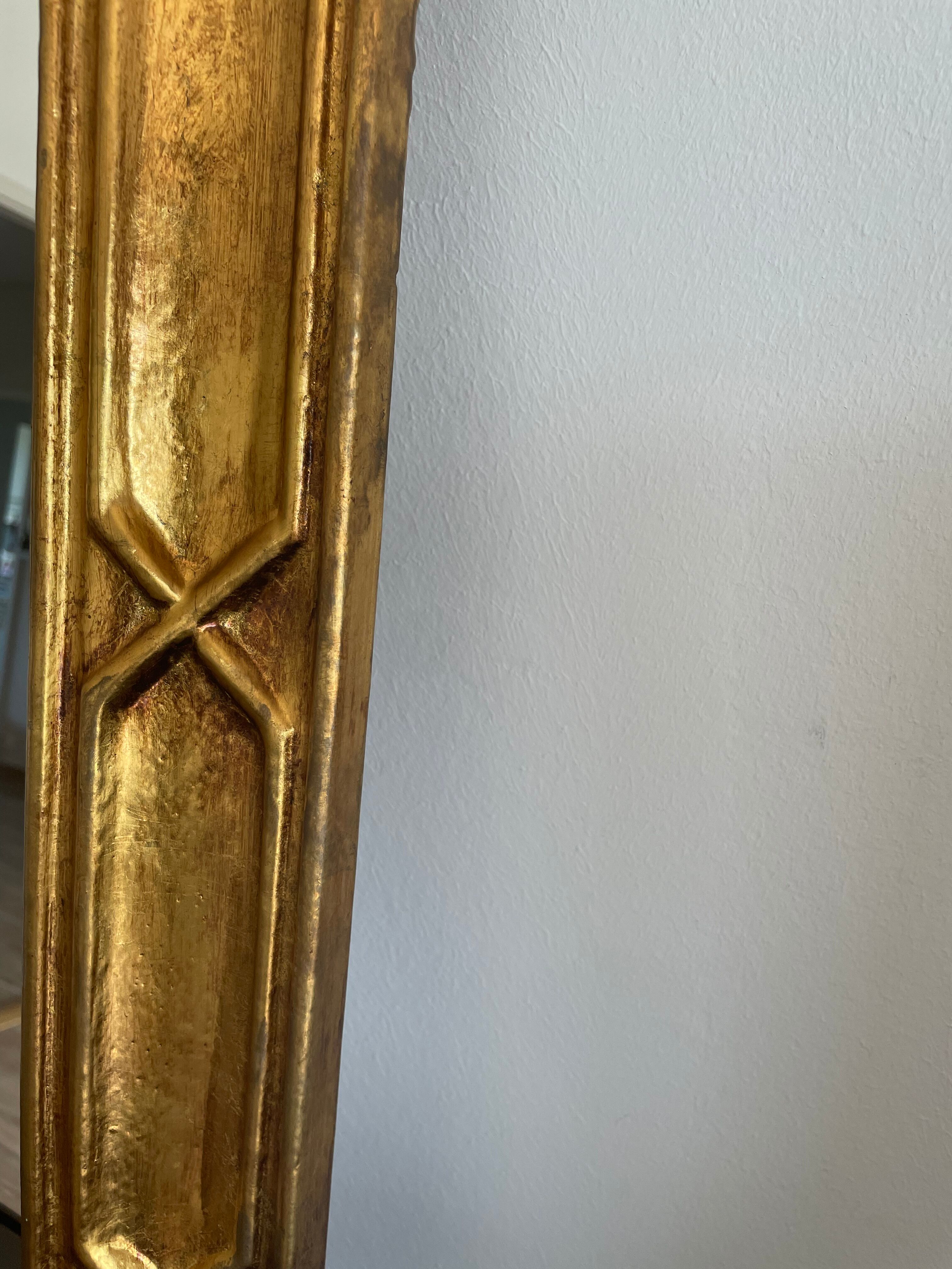Large Italian golden mirror
