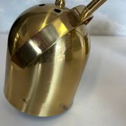 Brass ceiling light with 3 adjustable spotlights by Florian Schulz, Germany, 1970s
