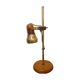 Table lamp in brass and wood 70s