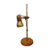 Table lamp in brass and wood 70s