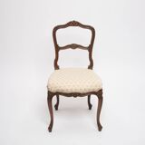 Old chair 1860 signed Pecquereau Napoleon lll