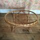 Children's rattan basket armchair