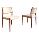 Paire de chaises modèle 80 de Niels O. Møller, Denmark