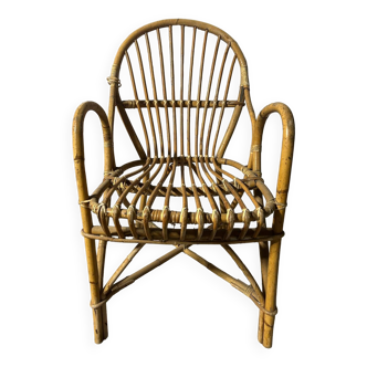 Rattan armchair