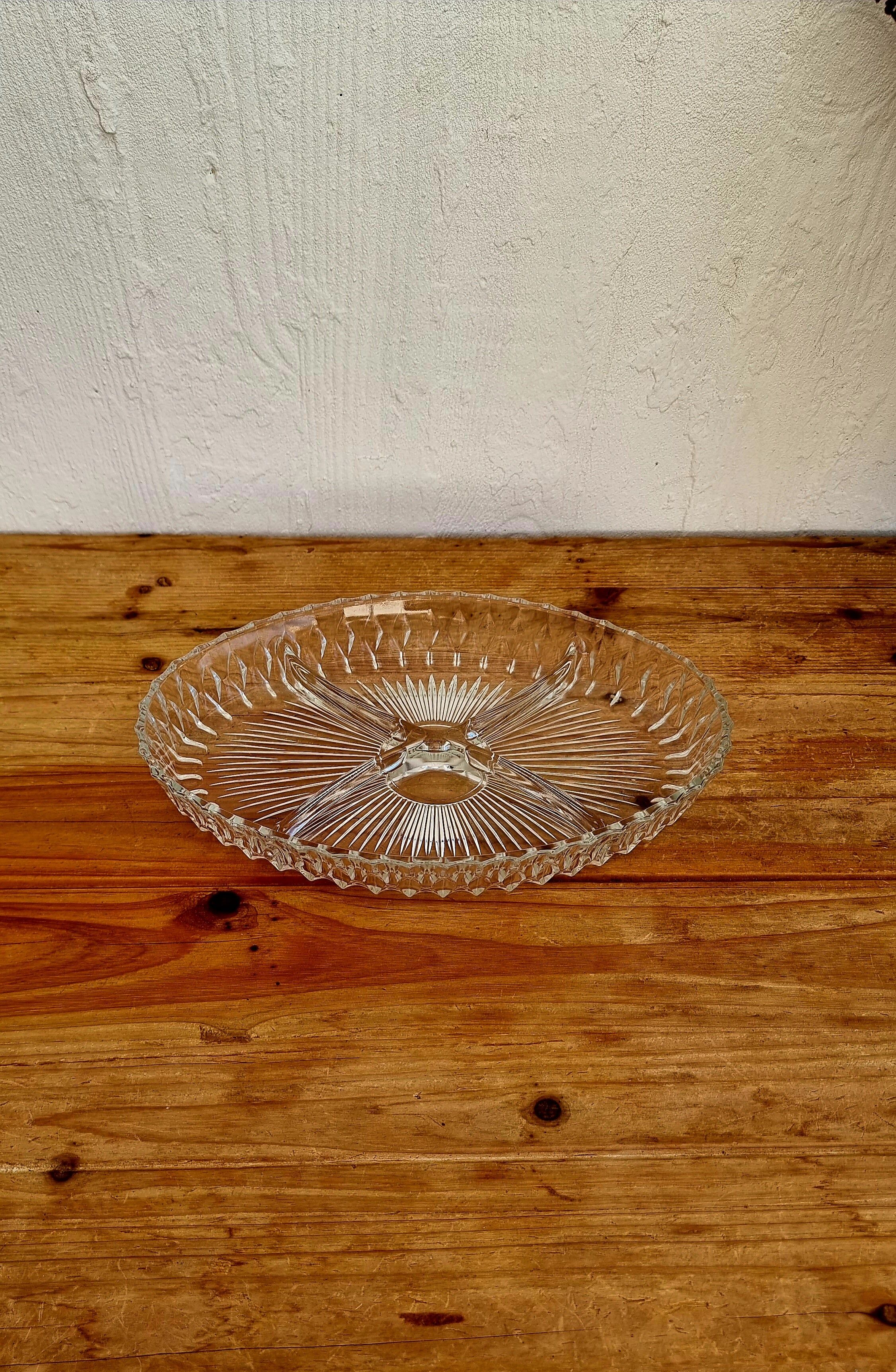 Vintage oval aperitif platter