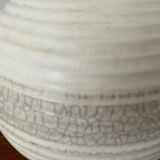 Art deco cracked ceramic lamp