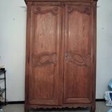 Norman oak stripped wardrobe