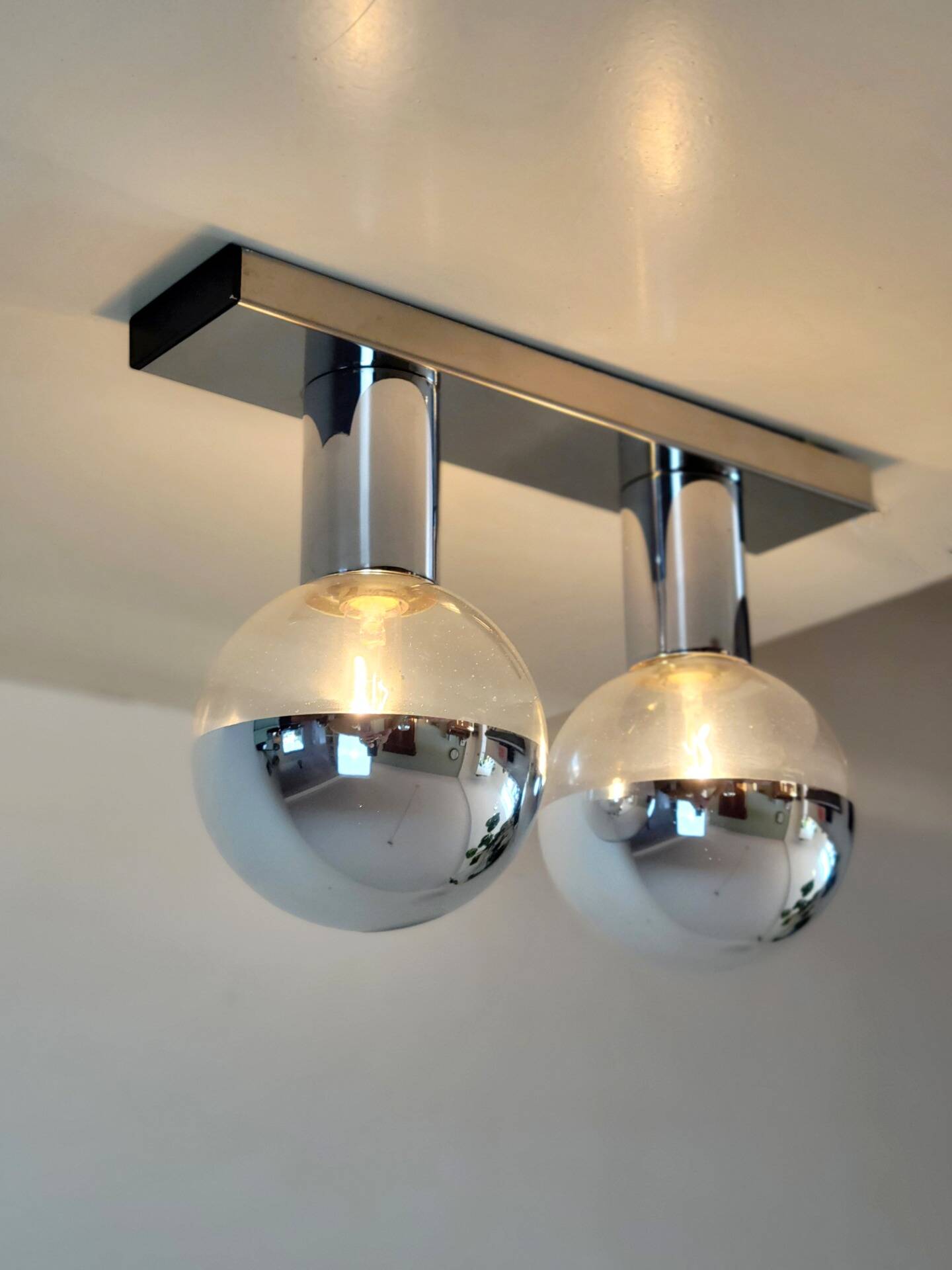 Set of 3 Space Age wall lamps by Motoko Ishii for Staff Leuchten