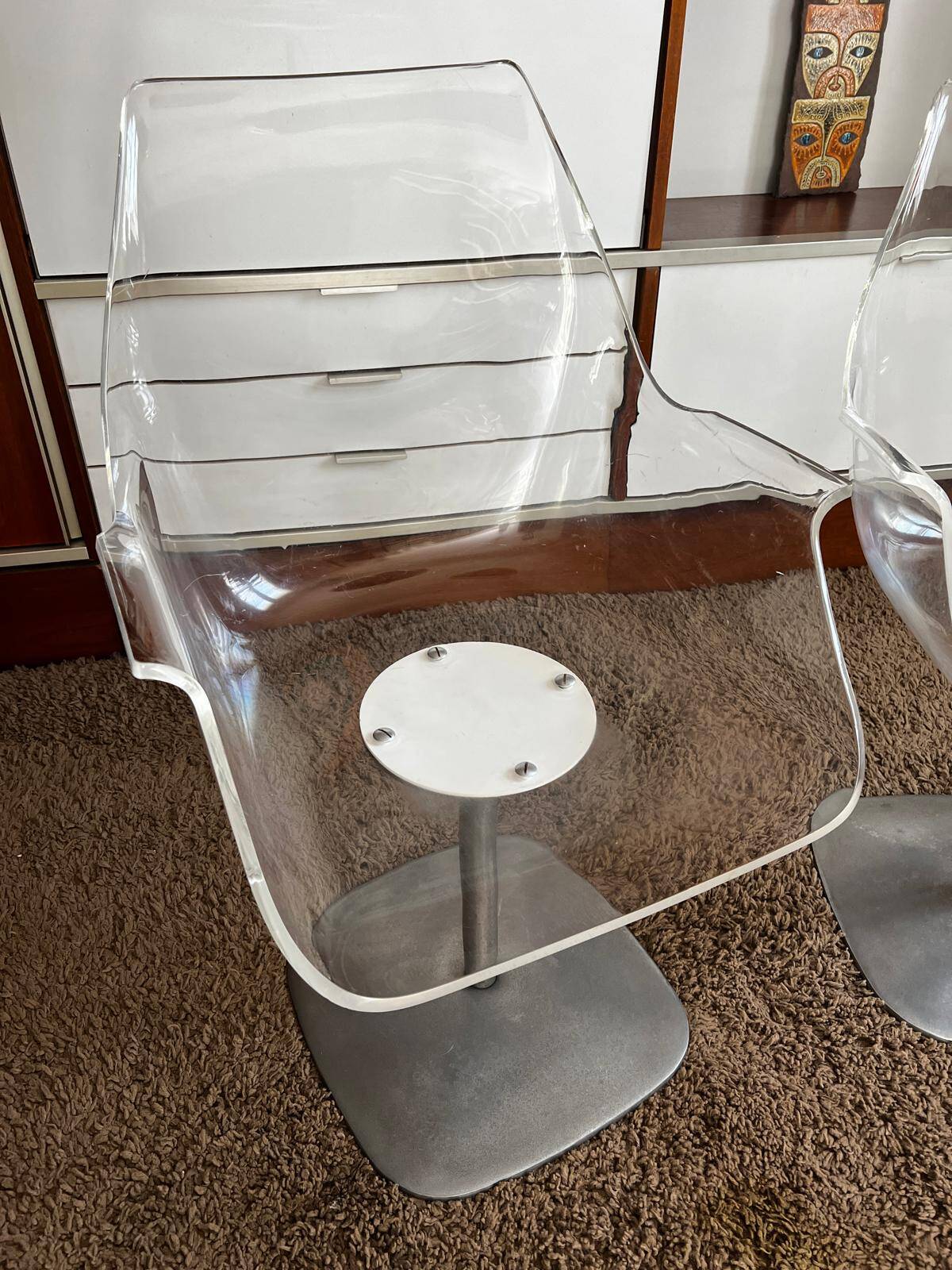 Raushe Airline Edition swivel chair, made of altuglas 196