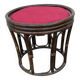 Rattan pouf
