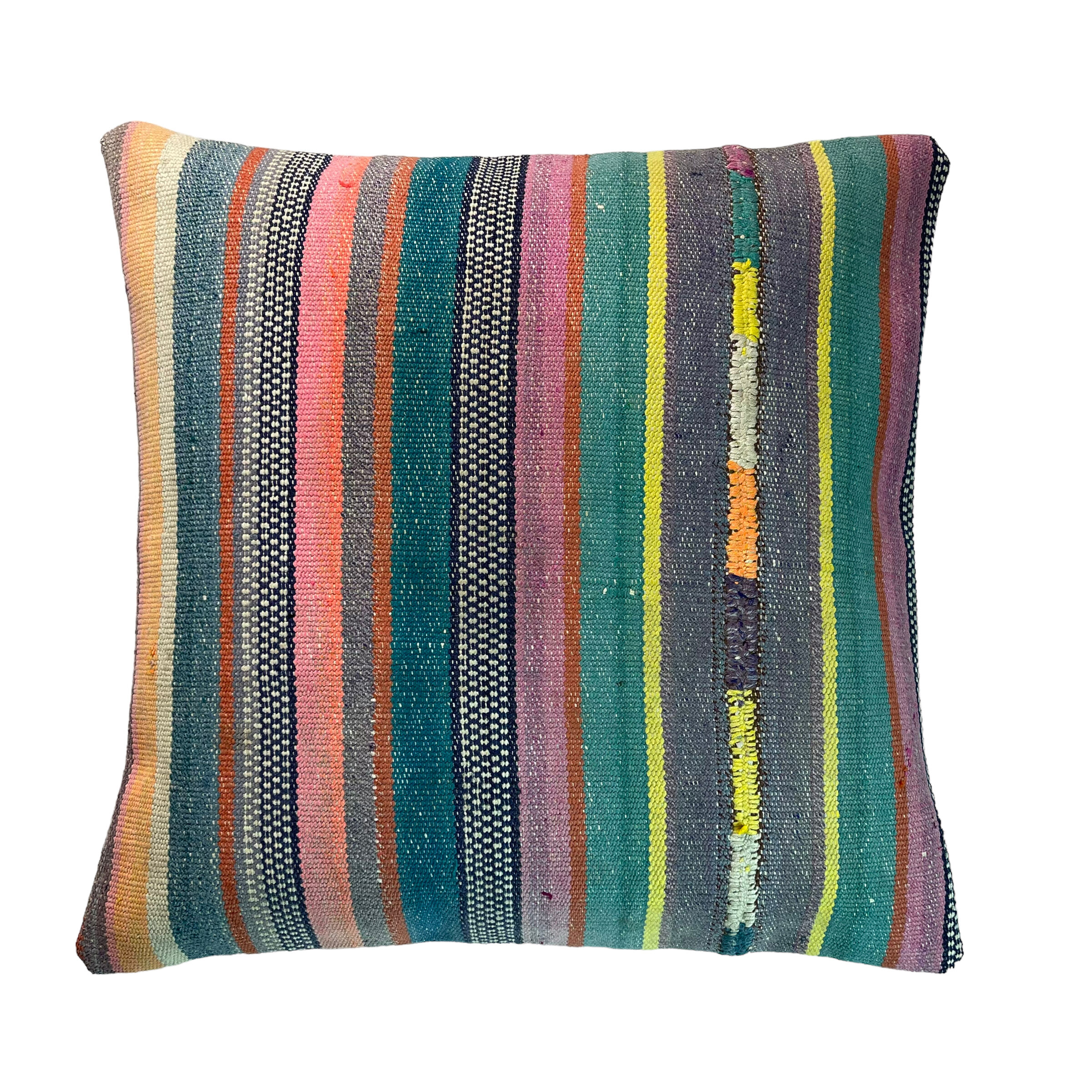 Vintage turkish kilim cushion cover , 60 x 60 cm