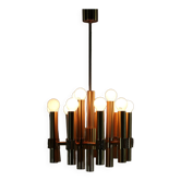 Plafonnier design italien des années 70 Angelo Brotto pour Esperia
