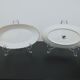 Two porcelain raviers signed Ph. Deshoulieres