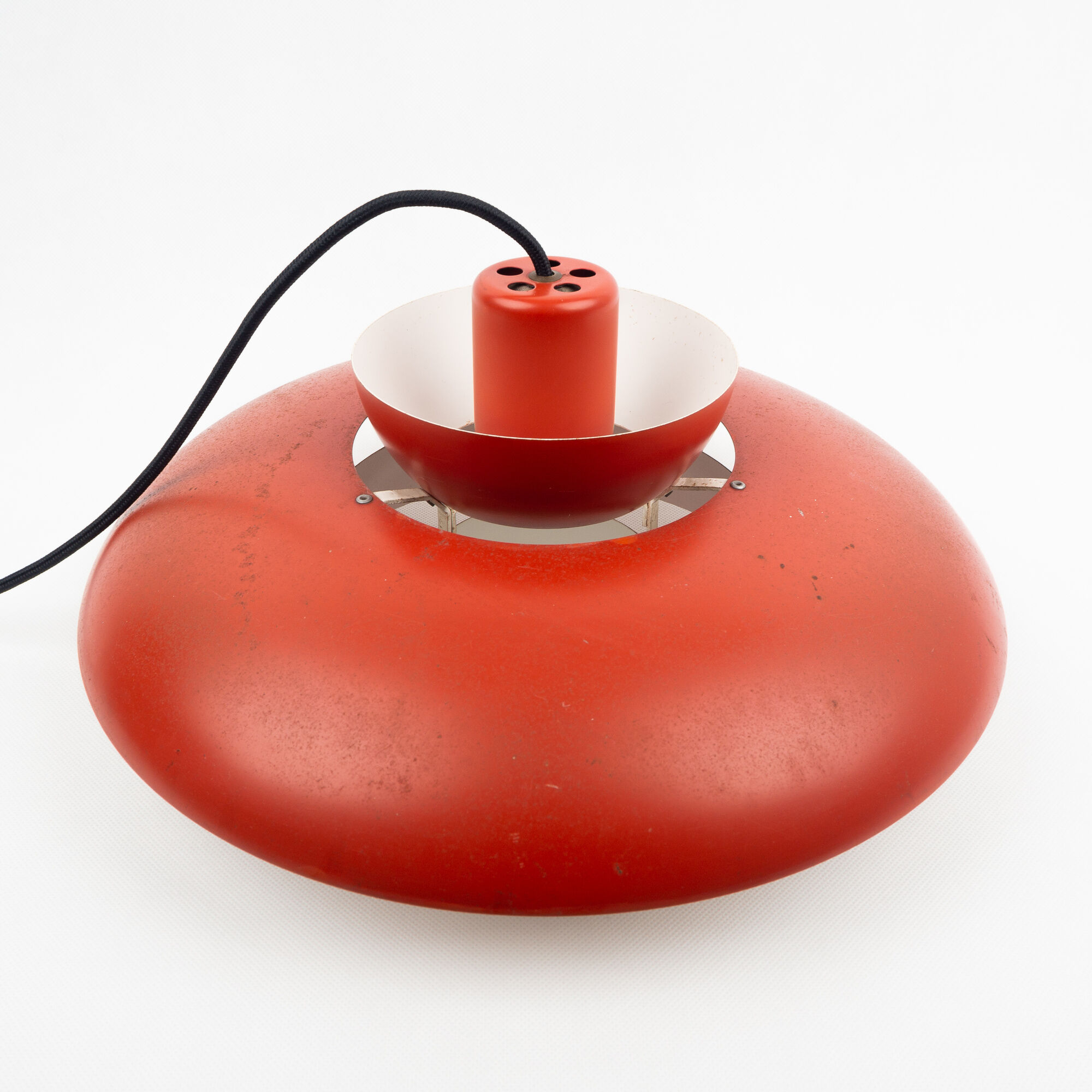 Danish mid century pendant lamp Penta by Jo Hammerborg, Fog og Mørup, Denmark, 1965