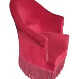 Velvet toad chair