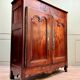 Three Quarter Wardrobe In Walnut Louis XV Style XIX Eme Century
