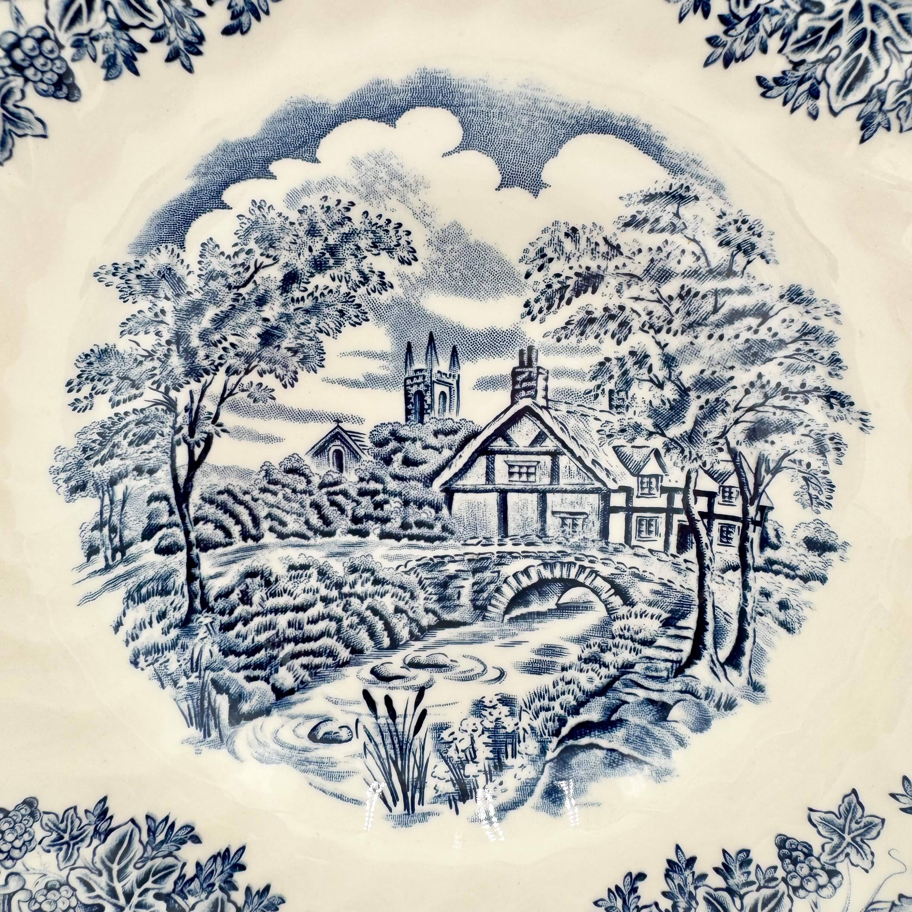 Churchill soup plates, Staffordshire, England