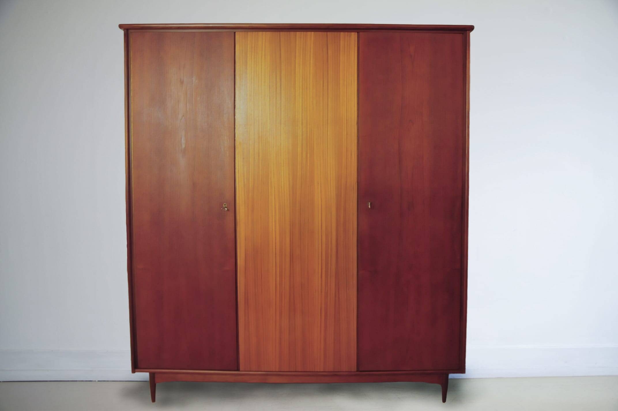 Vintage 3-door wardrobe