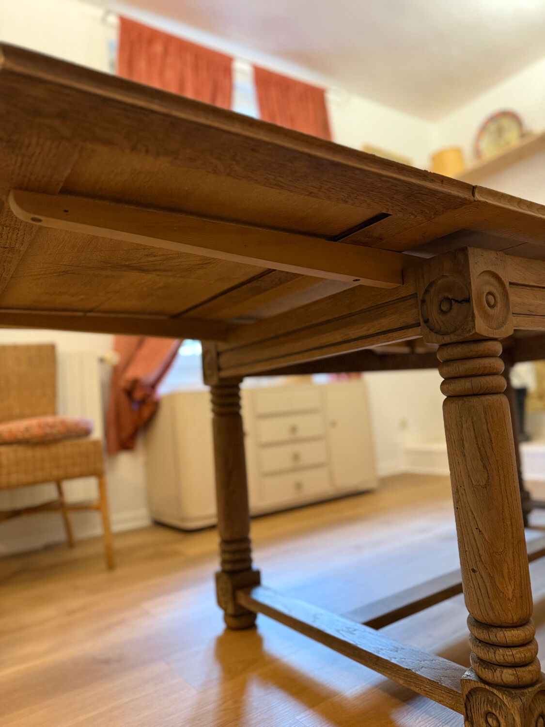 Farmhouse wooden table