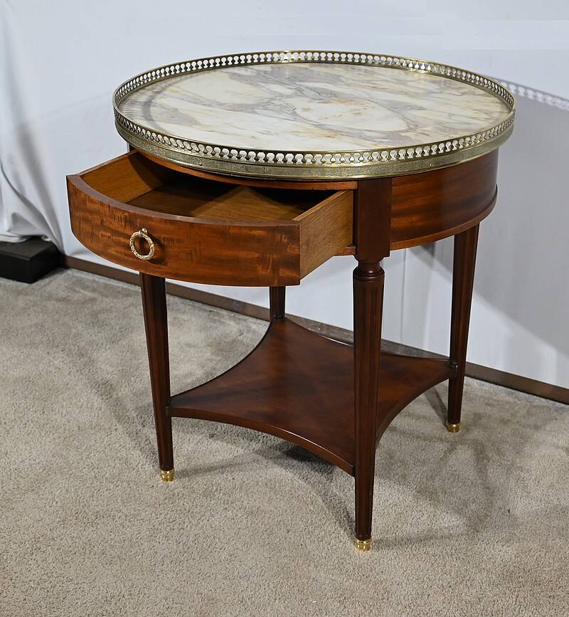 Mahogany Bouillotte Table, Louis XVI style – Late 19th century