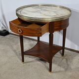 Mahogany Bouillotte Table, Louis XVI style – Late 19th century
