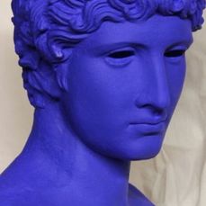 Bust apollo greek roman design