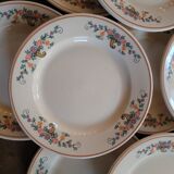 St Clément Félicie dessert plates 60's