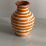 Handcrafted terracotta vase