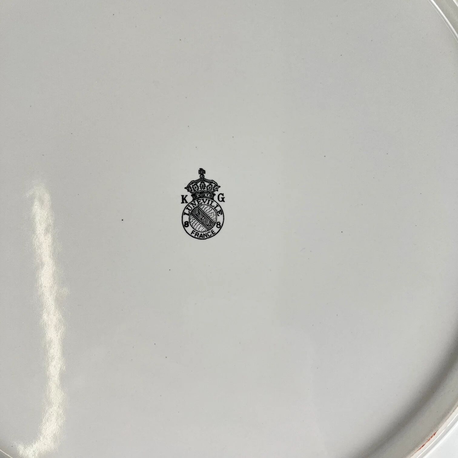 Cake dish KG Lunéville, model "Réverbère", tulip pattern