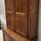 Two-part office furniture made of solid pine from the 20th century.