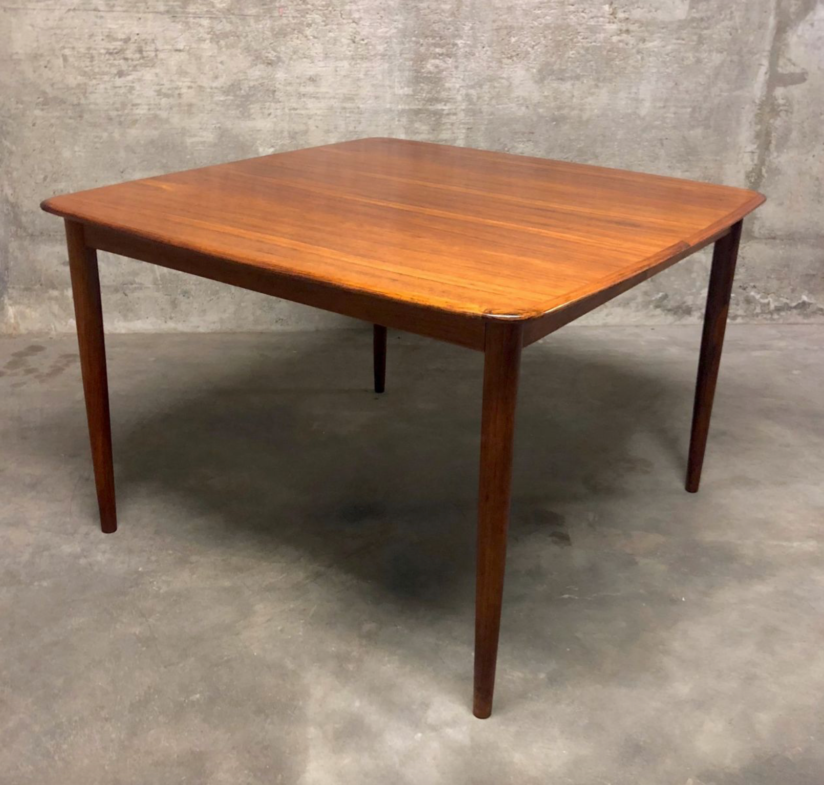 Extendable Palisander Dining Table by Henry Rosengren Hansen for Brande, 1960s