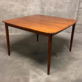 Extendable Palisander Dining Table by Henry Rosengren Hansen for Brande, 1960s