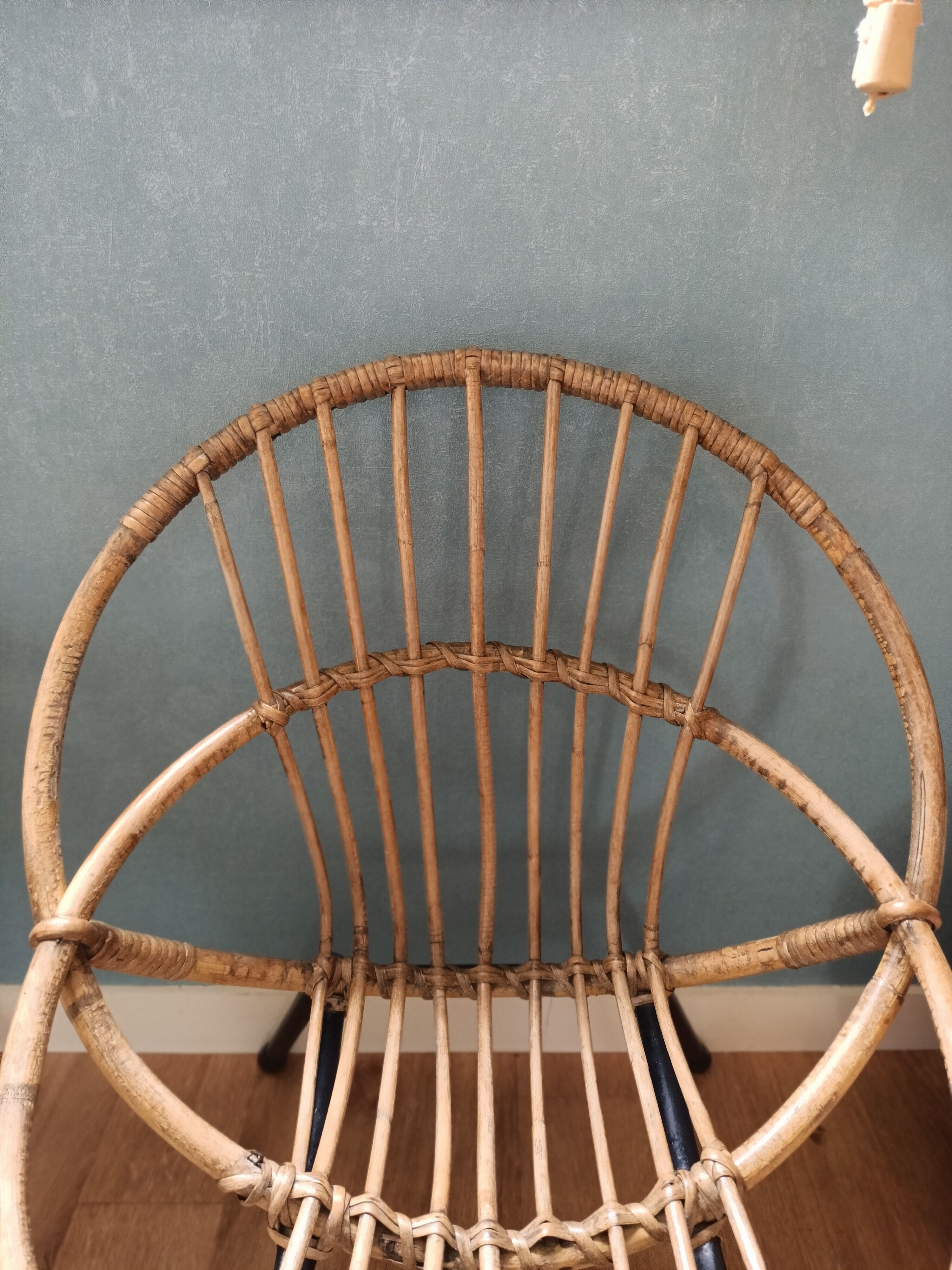 Wicker child armchair