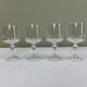 4 crystal glasses