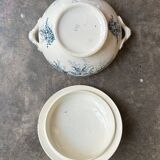Lunéville tureen in iron clay, “Pheasants” service