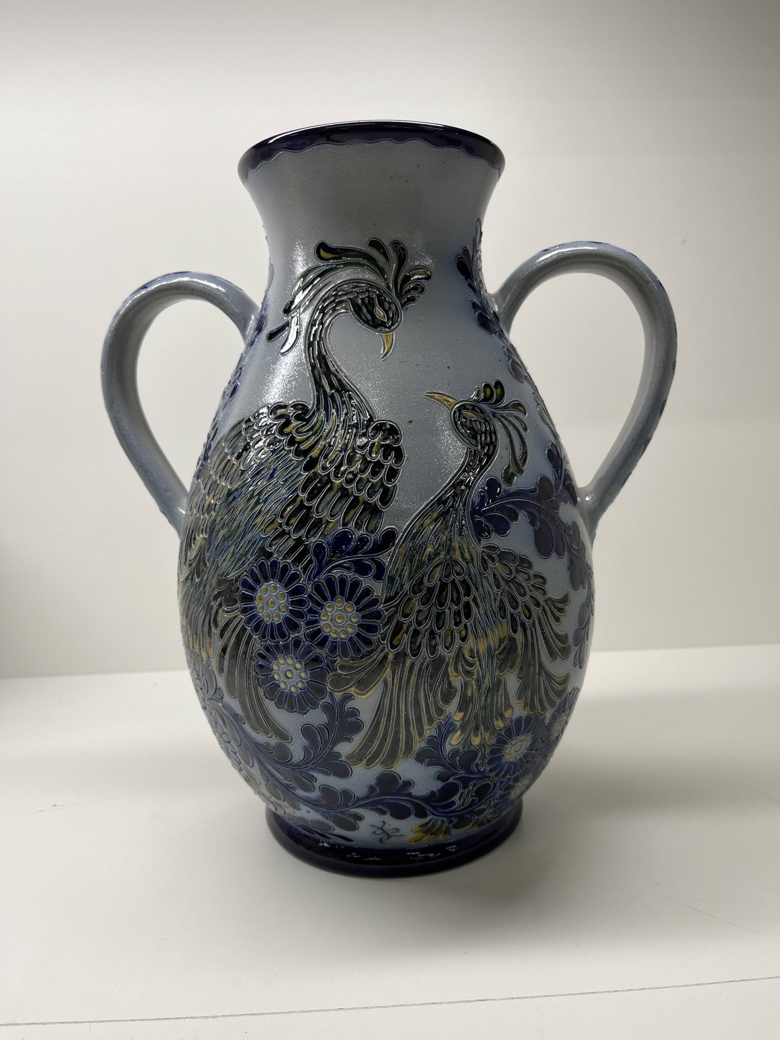 Salt stoneware vase – Roger Paul Schmitter, Betschdorf factory
