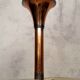 Art Deco pendant lamp by Henri Petitot - Patinated brass - Ca 1930