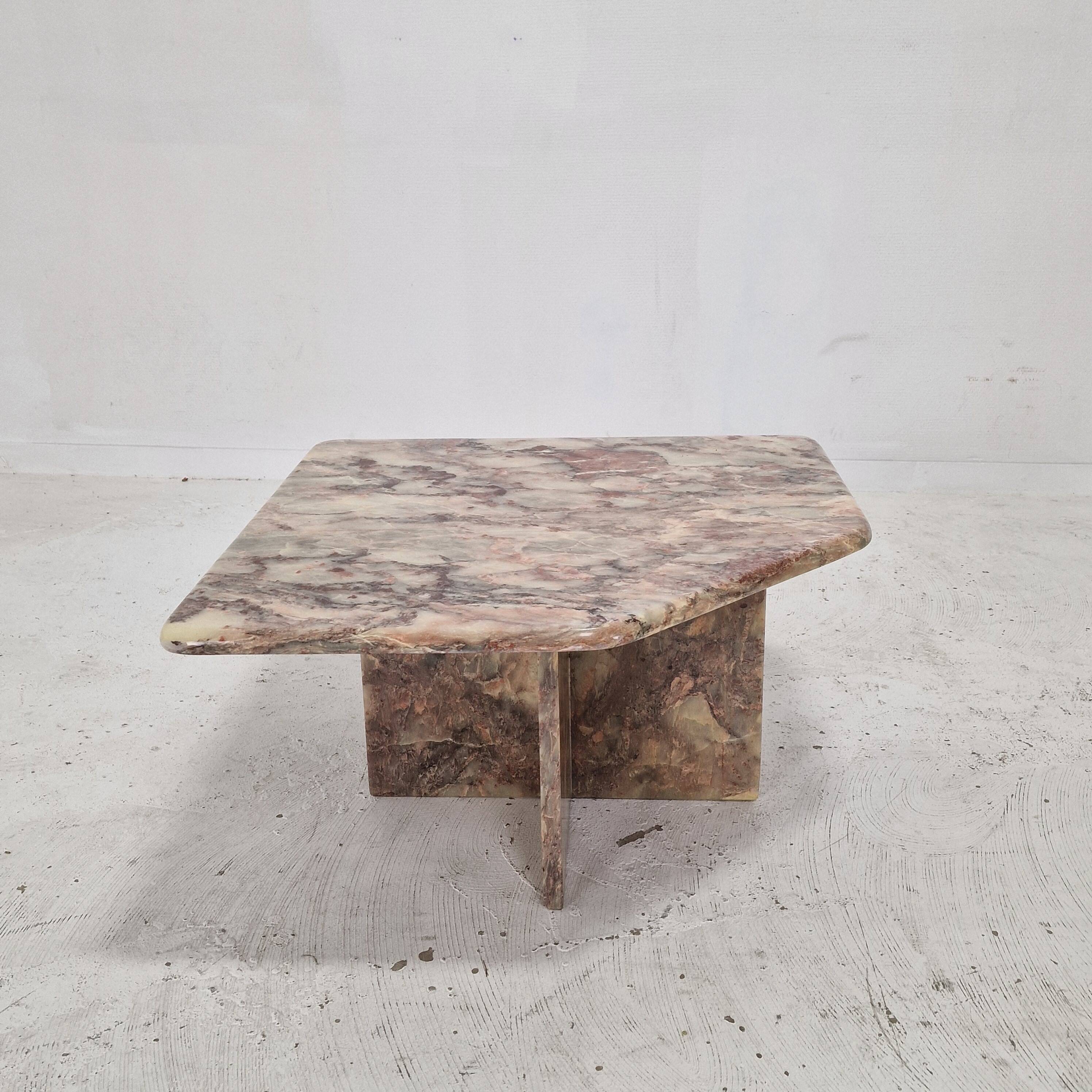 Italian Marble Coffee or Side Table, 1970s