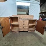 Art Deco furniture dressing table with mirror and marble