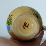 Milk pot faience, Malicorne, Emille Tessier