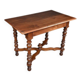 Bureau Plat en Noyer, style Louis Philippe – Fin XIXe