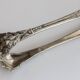 Solid silver sugar tongs, lion claws, Tallois and Mayence