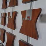 Mid-Century Teak Wardrobe with Hat and Coat Rack, 1960s