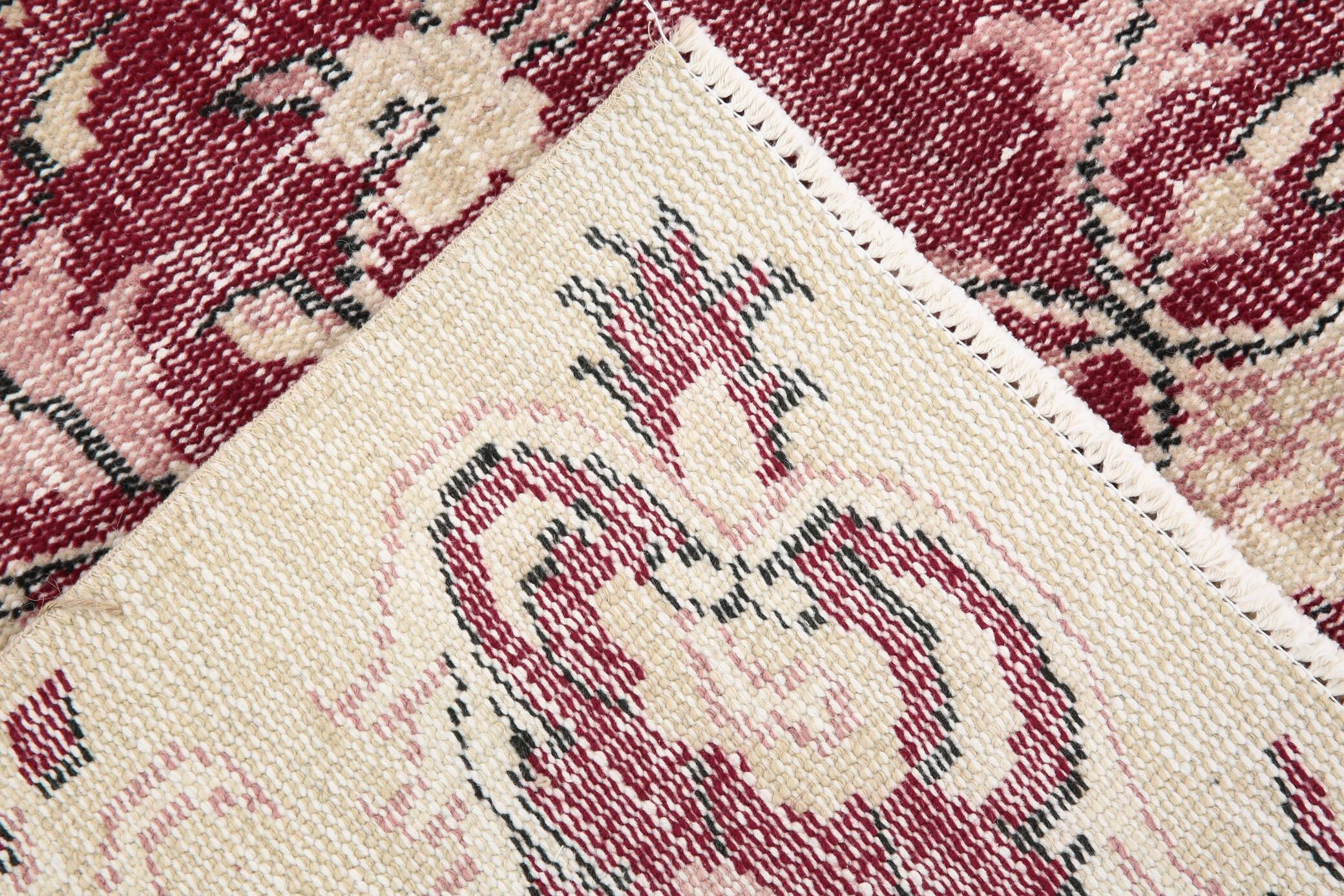 6x9 Rug For Classic Room Burgundy Vintage Persian Rug, 175x282Cm SK5137