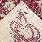 6x9 Rug For Classic Room Burgundy Vintage Persian Rug, 175x282Cm SK5137