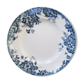 Plate in Iron Earth Saint Amand & Hamage model Marie-Louise