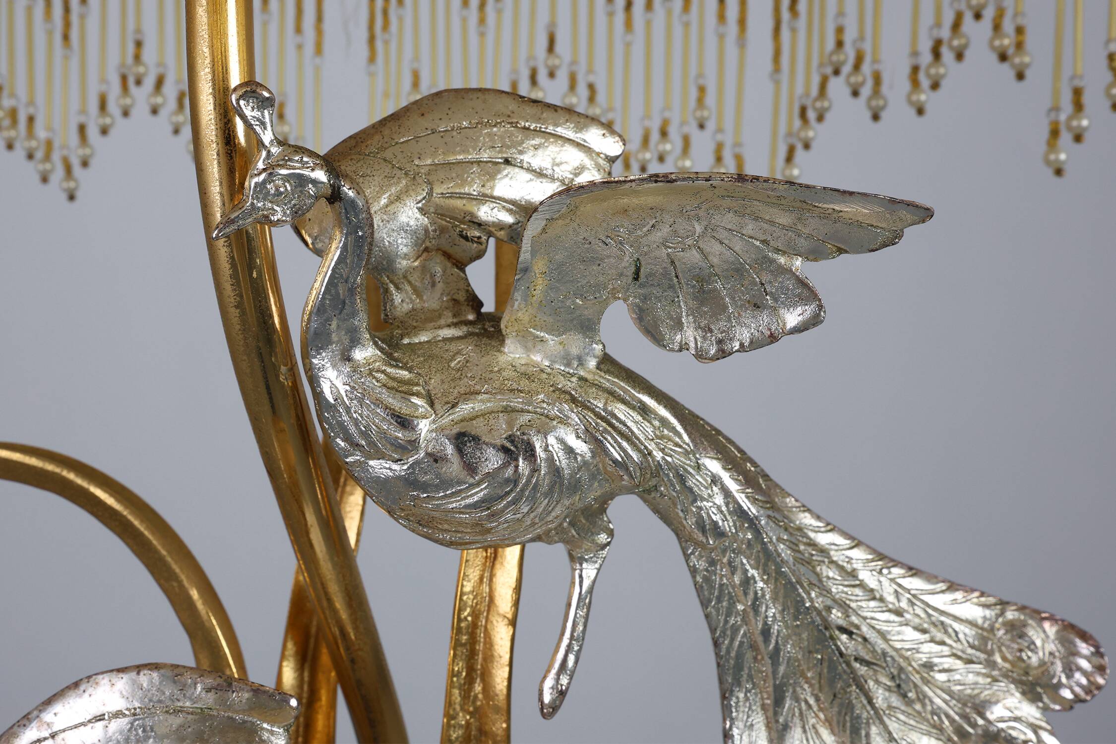 Lampe de table de style régence théâtrale d'Hollywood par Galeotti, Italie, années 1970.