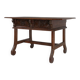 Antique carved Oak Spanish Console Table with Drawers, 18th Century