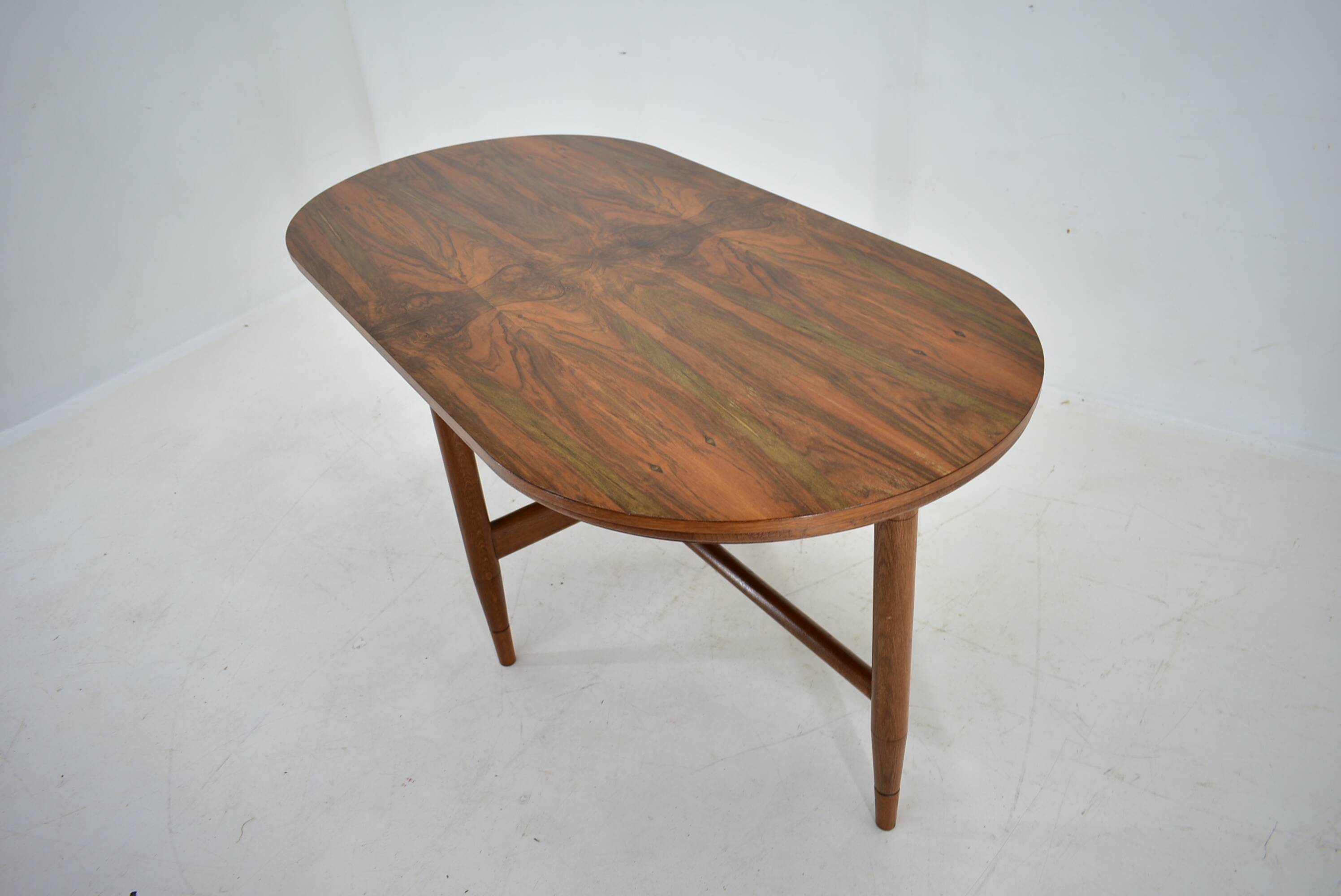 1960s Beech Dining Table, Czechoslovakia